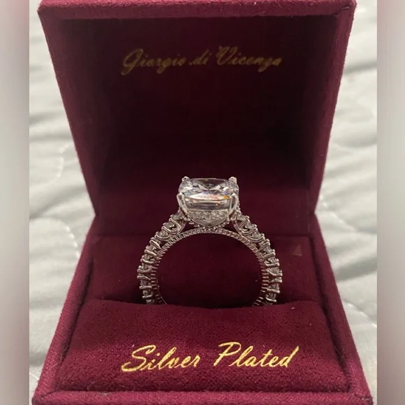 Giorgio Di Vicenza Silver Plated Ring NIB - Picture 2 of 8